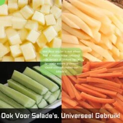 Thuys Patatsnijder - Frietsnijder 6mm - Fritessnijder Met Zuignoppen Zuignappen - Makkelijk Schoonmaken - Profesioneel - Aluminium + RVS - Gratis E-book Voor De Lekkerste Friet -Merkloos Winkel 1200x1200 2418