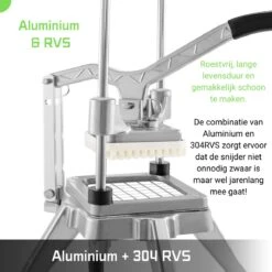 Thuys Patatsnijder - Frietsnijder 6mm - Fritessnijder Met Zuignoppen Zuignappen - Makkelijk Schoonmaken - Profesioneel - Aluminium + RVS - Gratis E-book Voor De Lekkerste Friet -Merkloos Winkel 1200x1200 2420