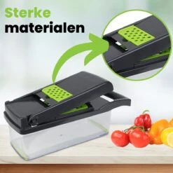 Acestore - Luxe Groentesnijder + Gratis E-Book! - Keukensnijder - Keukenmachine - Mandoline Slicer - Multifunctioneel - 12 In 1 -Met Opvangbak -Merkloos Winkel 1200x1200 2466