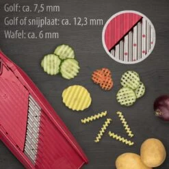 Börner Deko Wafelsnijder V5 PowerLine - Rood -Merkloos Winkel 1200x1200 2486