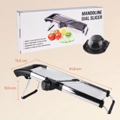Chef’s Palace Multifunctionele Groentesnijder - Keukenmandoline - Mandoline Slicer - Keukensnijder - Uiensnijder & Frietsnijder - RVS -Merkloos Winkel 1200x1200 2492