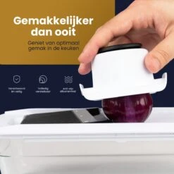 Groentesnijder 13 Delig Mandoline - Slicer Dicer Frietsnijder - Mandoline Keukensnijder Uiensnijder Met Ovenschaal - Kitchen Royal® -Merkloos Winkel 1200x1200 2499