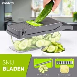 Groentesnijder - Mandoline, Keukensnijder & Uiensnijder - Multifunctioneel Groente Snijder - Spiraalsnijder - Frietsnijder - Rasp - BPA Vrij & Anti-slip - Inclusief Handleiding - 15 Delig Van Zivanto 13 Groentesnijder - Mandoline, Keukensnijder & Uiensnijder - Multifunctioneel Groente Snijder - Spiraalsnijder - Frietsnijder - Rasp - BPA Vrij & Anti-slip - Inclusief Handleiding - 15 Delig Van Zivanto -Merkloos Winkel 1200x1200 2522