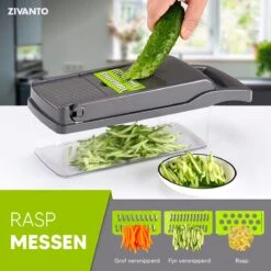 Groentesnijder - Mandoline, Keukensnijder & Uiensnijder - Multifunctioneel Groente Snijder - Spiraalsnijder - Frietsnijder - Rasp - BPA Vrij & Anti-slip - Inclusief Handleiding - 15 Delig Van Zivanto 14 Groentesnijder - Mandoline, Keukensnijder & Uiensnijder - Multifunctioneel Groente Snijder - Spiraalsnijder - Frietsnijder - Rasp - BPA Vrij & Anti-slip - Inclusief Handleiding - 15 Delig Van Zivanto -Merkloos Winkel 1200x1200 2523