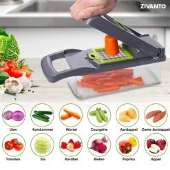 Groentesnijder - Mandoline, Keukensnijder & Uiensnijder - Multifunctioneel Groente Snijder - Spiraalsnijder - Frietsnijder - Rasp - BPA Vrij & Anti-slip - Inclusief Handleiding - 15 Delig Van Zivanto 16 Groentesnijder - Mandoline, Keukensnijder & Uiensnijder - Multifunctioneel Groente Snijder - Spiraalsnijder - Frietsnijder - Rasp - BPA Vrij & Anti-slip - Inclusief Handleiding - 15 Delig Van Zivanto -Merkloos Winkel 1200x1200 2524