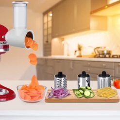 COFUN Groentesnijder Voor Kitchenaid Accessoires, Roestvrij Staal Groentesnijder Voor Kitchen Aid Accessoires, Roestvrij Staal Groentesnijder Kaasrasp Saladesnijder Voor Kitchenaid Groentesnijder -Merkloos Winkel 1200x1200 2526
