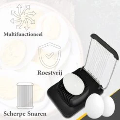ProudProducts Eiersnijder – Eisnijder - Keukengerei – Vaatwasserbestendig – Kunststof - Zwart 12 ProudProducts Eiersnijder – Eisnijder - Keukengerei – Vaatwasserbestendig – Kunststof - Zwart -Merkloos Winkel 1200x1200 2551