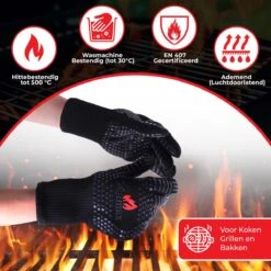 Xamax BBQ Handschoenen - Ovenwanten - Hittebestendige Handschoen - Bbq Accessoires - Tot 500°C - Ovenhandschoenen - 2 Stuks 16 Xamax BBQ Handschoenen - Ovenwanten - Hittebestendige Handschoen - Bbq Accessoires - Tot 500°C - Ovenhandschoenen - 2 Stuks -Merkloos Winkel 1200x1200 259