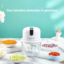 Geniet Van Gemak® | Elektrische Uiensnijder | Voor Al Je Groenten, Kruiden Of Knoflook | Oplaadbaar | Draadloos | Compact 10 Geniet Van Gemak® | Elektrische Uiensnijder | Voor Al Je Groenten, Kruiden Of Knoflook | Oplaadbaar | Draadloos | Compact -Merkloos Winkel 1200x1200 2645