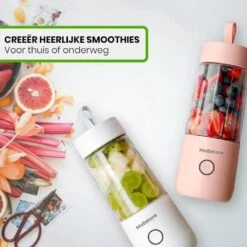Merkloos Draagbare Mini Blender - USB Oplaadbaar - Draadloos - Wit - 350ml -Merkloos Winkel 1200x1200 2648