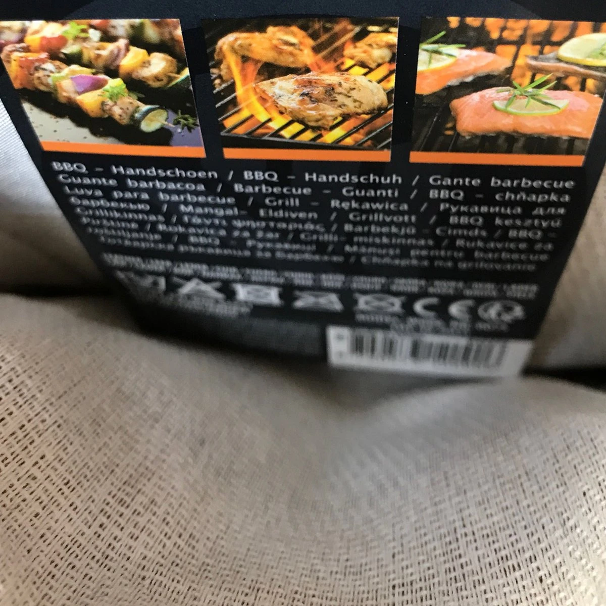 Vaggan - Lederen Hittebestendige BBQ Handschoenen - Set Van 2 Stuks - One Size 3 Vaggan - Lederen Hittebestendige BBQ Handschoenen - Set Van 2 Stuks - One Size - Afbeelding 3