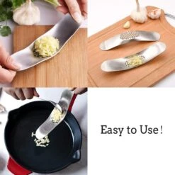 Knoflookpers - Compact - Eenvoudig Knoflook Persen - RVS - Zilver -Merkloos Winkel 1200x1200 2700