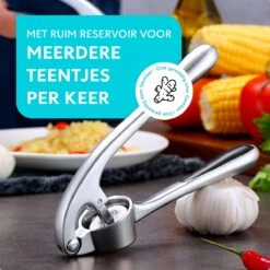 SOEM© Knoflookpers Met Ergonomische Handgreep Ook Geschikt Voor Gember - Horeca Kwaliteit - Mat -Merkloos Winkel 1200x1200 2784