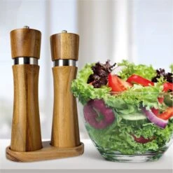 Nimma® Peper En Zoutmolen Set - Incl Navul Lepel - Verstelbare Maalgraad - Acacia Hout -Merkloos Winkel 1200x1200 2800