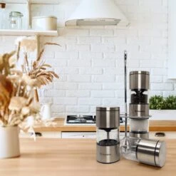 TRUMENI Dubbelzijdige Peper En Zoutmolen Set Inclusief Houder - Handmatige Pepermolen Met Instelbare Maalgraad - 2 Stuks Kruidenmolens -Merkloos Winkel 1200x1200 2812