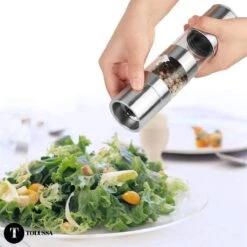 Tolussa Pepermolen En Zoutmolen 2in1 - Peper En Zoutmolen Set - Handmatig - RVS -Merkloos Winkel 1200x1200 2846