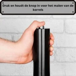 Allkinds Elektrische Peper En Zoutmolen Set - Peper En Zoutstel Elektrisch - Keukengerei - Batterij - Lichtgevend - RVS - Mat Zwart -Merkloos Winkel 1200x1200 2877