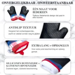 Fuwooo® Ovenwanten - Ovenhandschoenen - Siliconen - BBQ - Max 230°C 10 Fuwooo® Ovenwanten - Ovenhandschoenen - Siliconen - BBQ - Max 230°C -Merkloos Winkel 1200x1200 292