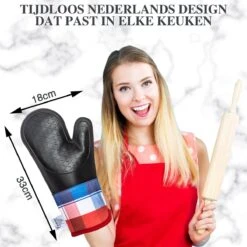 Fuwooo® Ovenwanten - Ovenhandschoenen - Siliconen - BBQ - Max 230°C 12 Fuwooo® Ovenwanten - Ovenhandschoenen - Siliconen - BBQ - Max 230°C -Merkloos Winkel 1200x1200 294
