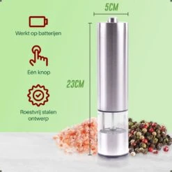 Peper En Zoutmolen Set - Elektrisch - Pepermolen - Zoutmolen - Set Van 2 Stuks -Merkloos Winkel 1200x1200 2950