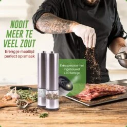 Peper En Zoutmolen Set - Elektrisch - Pepermolen - Zoutmolen - Set Van 2 Stuks -Merkloos Winkel 1200x1200 2953