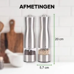 Pepermolen - Peper En Zoutmolen Set - Elektrisch - Inclusief Batterijen En Accessoires -Merkloos Winkel 1200x1200 2960