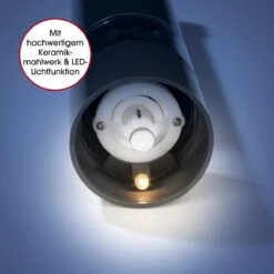 IGOODS Keramiek Elektrische Pepermolen En Zoutmolen - Pepermolen - Zoutmolen - 2 Stuks- Zwart En Wit -Merkloos Winkel 1200x1200 2962