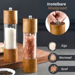 VAIVE Peper En Zoutmolen Set - Pepermolen -Merkloos Winkel 1200x1200 2965