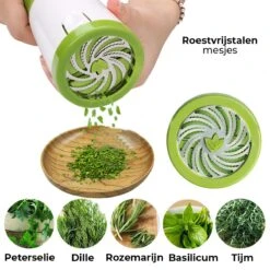 Proudproducts - Kruidenmolen - Kruidensnijder - Keukenmolen - Ideaal Voor Het Kruiden Snijden - Keukengerei - Groen/Wit - Kunststof 10 Proudproducts - Kruidenmolen - Kruidensnijder - Keukenmolen - Ideaal Voor Het Kruiden Snijden - Keukengerei - Groen/Wit - Kunststof -Merkloos Winkel 1200x1200 3012