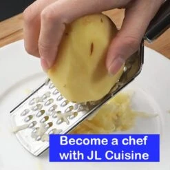 JL Cuisine Rasp - Handrasp - Citroenrasp - Kaasrasp - Gemberrasp - Knoflookrasp - Brede Rasp - RVS Rasp - Groenterasp - Keukenrasp -Merkloos Winkel 1200x1200 3023