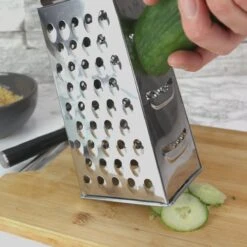 Blokrasp - RVS - Zilver - Kaas Raspen - Groente Raspen - Plakken Snijden - Messen - Blok -Merkloos Winkel 1200x1200 3116