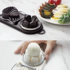 IGOODS Professionele Eiersnijder - Egg Slicer - Metalen Snijdraden - Eiersnijder - Sterke Houder - Stalen Eisnijder - Eisnijder - Ei-snijder - Ei Snijder - Drie Kleuren- Bordeaux -Merkloos Winkel 1200x1200 3169