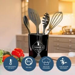 Keukengerei Set 11 Delig - Hittebestendig / BPA Vrij / Siliconen - Kookgerei Met Houder -Merkloos Winkel 1200x1200 3208
