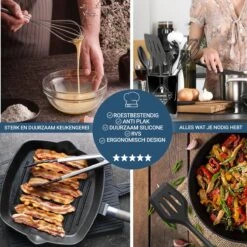 Keukengerei Set 11 Delig - Hittebestendig / BPA Vrij / Siliconen - Kookgerei Met Houder -Merkloos Winkel 1200x1200 3209