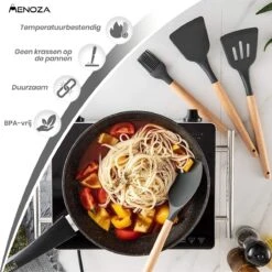 Kookgerei Set 11-delig Met Houder - Keukengerei Set - Maatlepel Set - Hittebestendig BPA Vrij Siliconen - Keukengerei -Merkloos Winkel 1200x1200 3213