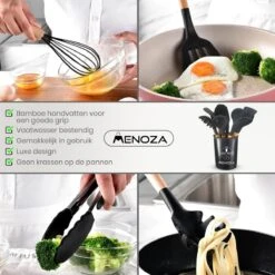 Kookgerei Set 11-delig Met Houder - Keukengerei Set - Maatlepel Set - Hittebestendig BPA Vrij Siliconen - Keukengerei -Merkloos Winkel 1200x1200 3214