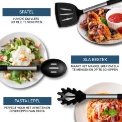 Keukengerei Set Met Houder 14 Delig - Hittebestendig / BPA Vrij / Siliconen - Keuken Gerei - Keukenset -Merkloos Winkel 1200x1200 3227