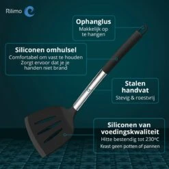 Keukengerei Set Met Houder - Kookgerei Set Spatel Pot - Keukengerei Keukenset - 15 Delige Zwart Rvs -Merkloos Winkel 1200x1200 3267