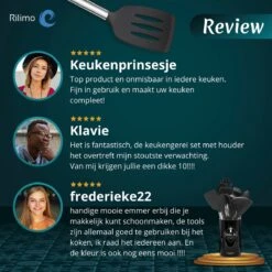 Keukengerei Set Met Houder - Kookgerei Set Spatel Pot - Keukengerei Keukenset - 15 Delige Zwart Rvs -Merkloos Winkel 1200x1200 3270