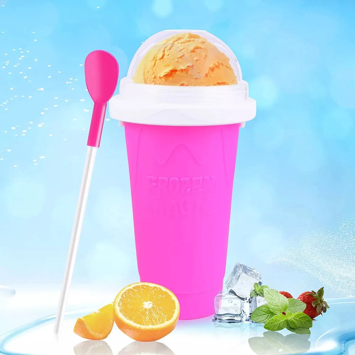 Summer Spark Slushy Maker - Slush Puppy Maker - IJscrusher - Slush Puppy Beker - Slushy Puppy Maker - Slush Puppy Machine - Slush Maker - Slushy Cup - Tiktok - Roze 3 Summer Spark Slushy Maker - Slush Puppy Maker - IJscrusher - Slush Puppy Beker - Slushy Puppy Maker - Slush Puppy Machine - Slush Maker - Slushy Cup - Tiktok - Roze - Afbeelding 3