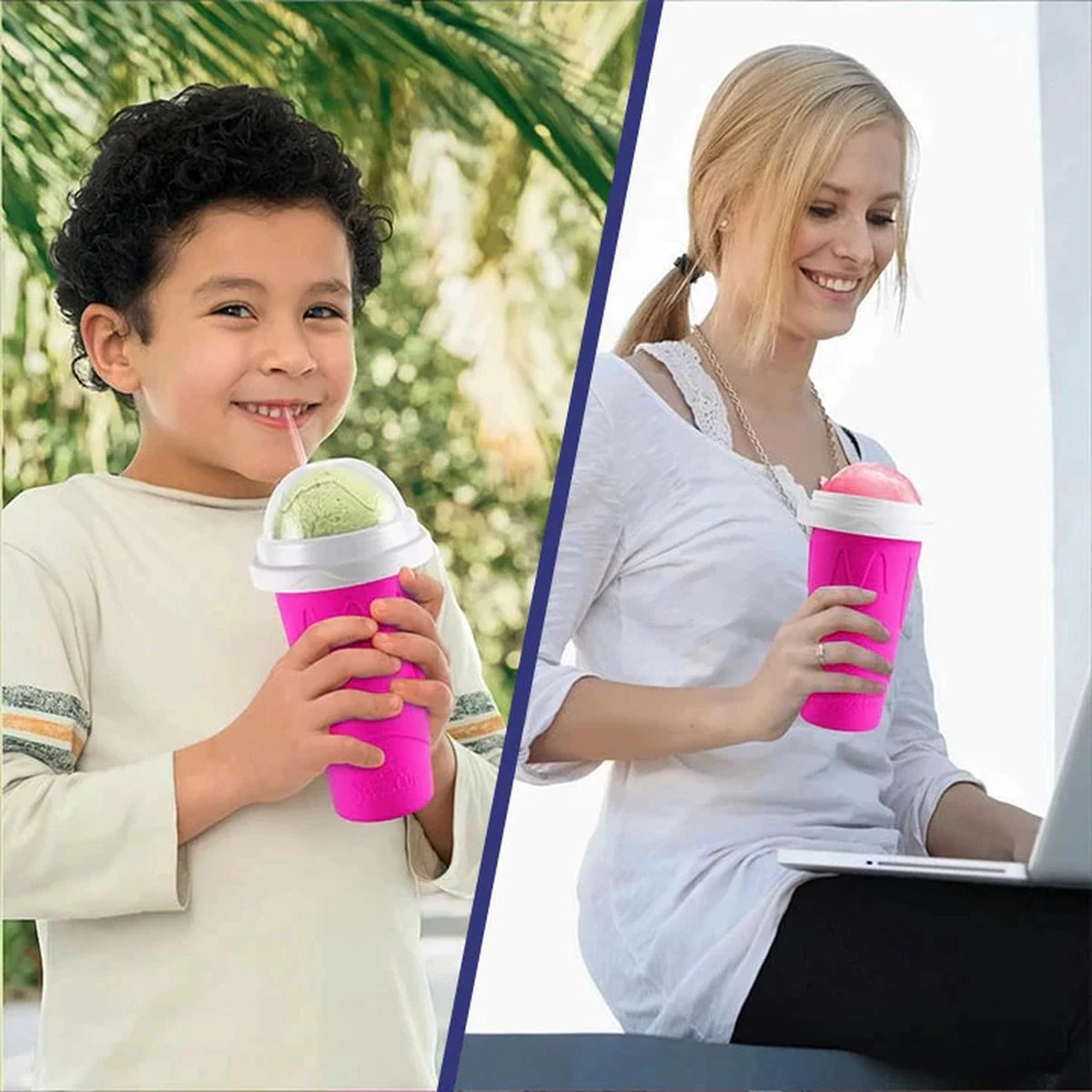 Summer Spark Slushy Maker - Slush Puppy Maker - IJscrusher - Slush Puppy Beker - Slushy Puppy Maker - Slush Puppy Machine - Slush Maker - Slushy Cup - Tiktok - Roze 5 Summer Spark Slushy Maker - Slush Puppy Maker - IJscrusher - Slush Puppy Beker - Slushy Puppy Maker - Slush Puppy Machine - Slush Maker - Slushy Cup - Tiktok - Roze - Afbeelding 5