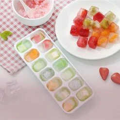 Roze - IJsblokjesvorm Siliconen Met Deksel - IJsvormpjes, Herbruikbaar - IJsblokjesmaker Zonder Morsen, BPA Vrij -Merkloos Winkel 1200x1200 3308