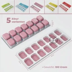 Roze - IJsblokjesvorm Siliconen Met Deksel - IJsvormpjes, Herbruikbaar - IJsblokjesmaker Zonder Morsen, BPA Vrij -Merkloos Winkel 1200x1200 3309
