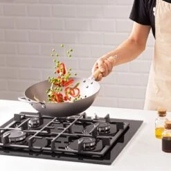 Navaris Grote Wokpan Geschikt Voor Inductie - Koolstofstalen Wok Met Twee Handvaten - Carbon Steel Wok 30 Cm Diameter - Voor Roerbak- En Wokgerechten 11 Navaris Grote Wokpan Geschikt Voor Inductie - Koolstofstalen Wok Met Twee Handvaten - Carbon Steel Wok 30 Cm Diameter - Voor Roerbak- En Wokgerechten -Merkloos Winkel 1200x1200 336