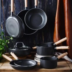 GreenChef Vintage Wokpan 28cm/3.7L - Zwart - Inductie - PFAS-vrij -Merkloos Winkel 1200x1200 337