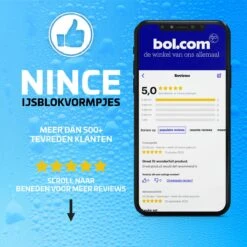 Nince Siliconen IJsblokjesvorm Met Deksel (2 Stuks) - 80 Ijsblokjes - BPA Vrij - Blauw En Grijs 11 Nince Siliconen IJsblokjesvorm Met Deksel (2 Stuks) - 80 Ijsblokjes - BPA Vrij - Blauw En Grijs -Merkloos Winkel 1200x1200 3378