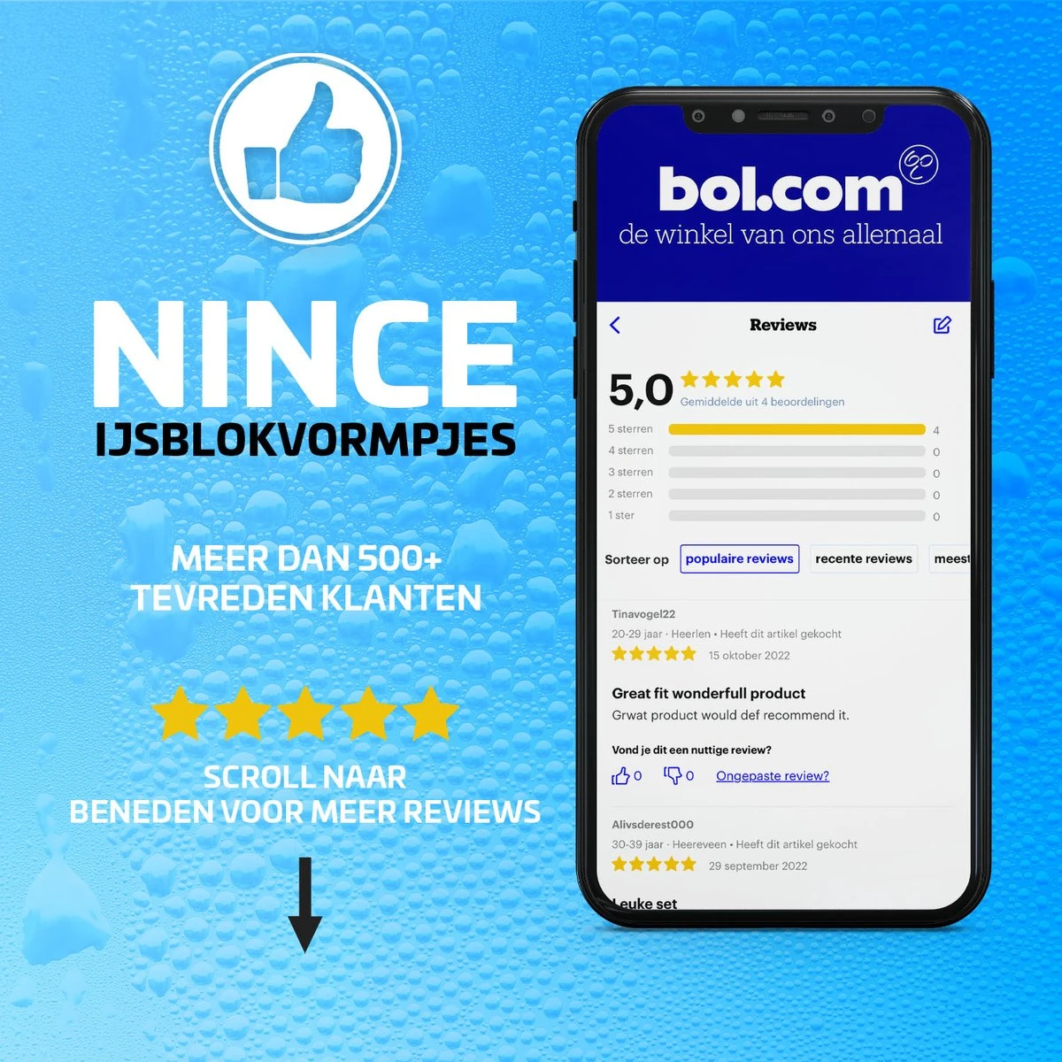 Nince Siliconen IJsblokjesvorm Met Deksel (2 Stuks) - 80 Ijsblokjes - BPA Vrij - Blauw En Grijs 6 Nince Siliconen IJsblokjesvorm Met Deksel (2 Stuks) - 80 Ijsblokjes - BPA Vrij - Blauw En Grijs - Afbeelding 6