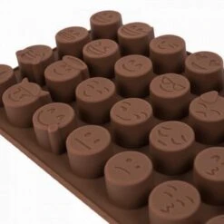 Merkloos Duo Pakket Ijsblokjes - 2 Stuks Chocoladevorm Voor Emoji - Grappige Gezichtjes Vorm - Emoticons Mal - Siliconen Emoji Mal - Holy Moldy -Merkloos Winkel 1200x1200 3407