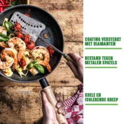 GreenChef Vintage Wokpan 28cm/3.7L - Zwart - Inductie - PFAS-vrij -Merkloos Winkel 1200x1200 341