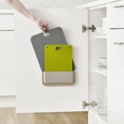 Joseph Joseph JosephJoseph - Doorstore - Snijplanken In Houder - Grijs - Ophangen Zonder Boren -Merkloos Winkel 1200x1200 3470